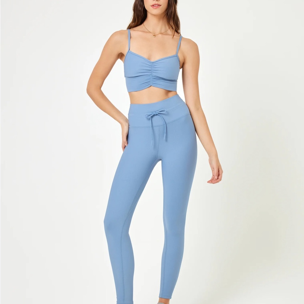 Women's Soren Top & High-Waisted Turner Leggings // Color Baltic